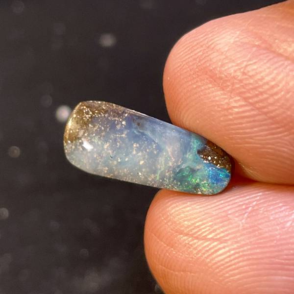 1.96克拉無處理澳洲礫背蛋白石 山姆大叔寶石屋,蛋白石,礫背蛋白石,黑蛋白石,寶石,珠寶,Sam'sGemStudio,Opal,Boulder Opal,Black Opal,Gemstone,Gem,Jewelry