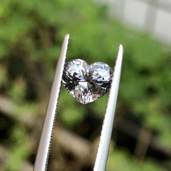 1.77克拉無燒無處理緬甸銀灰色尖晶石愛心 山姆大叔寶石屋,尖晶石,寶石,珠寶,Sam'sGemStudio,Spinel,Gemstone,Gem,Jewelry