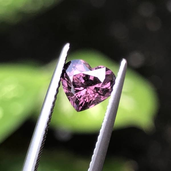1.19克拉無燒無處理緬甸紫羅蘭色尖晶石愛心 山姆大叔寶石屋,尖晶石,寶石,珠寶,Sam'sGemStudio,Spinel,Gemstone,Gem,Jewelry