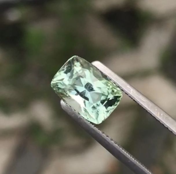 4.10克拉無燒無處理剛果藍綠色碧璽 山姆大叔寶石屋,碧璽,電氣石,寶石,珠寶,Sam'sGemStudio,Tourmaline,Gemstone,Gem,Jewelry