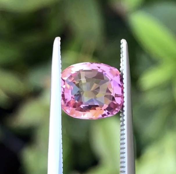 2.34克拉無燒無處理非洲剛果蓮花色碧璽 山姆大叔寶石屋,碧璽,電氣石,寶石,珠寶,Sam'sGemStudio,Tourmaline,Gemstone,Gem,Jewelry