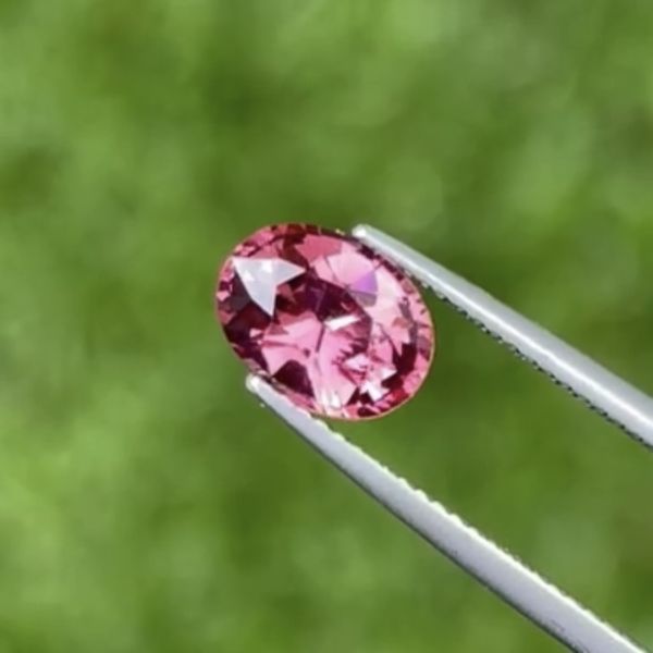 2.21克拉無燒無處理納米比亞粉紅色碧璽 