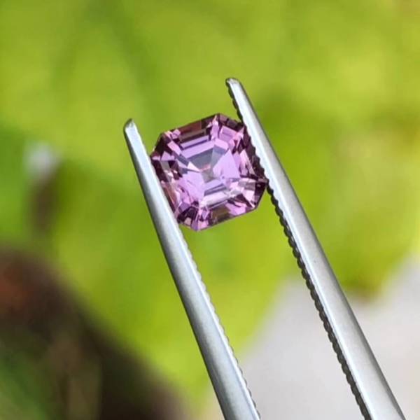 5.5mm Asscher cut無燒無處理緬甸粉紫色尖晶石 山姆大叔寶石屋,尖晶石,寶石,珠寶,Sam'sGemStudio,Spinel,Gemstone,Gem,Jewelry
