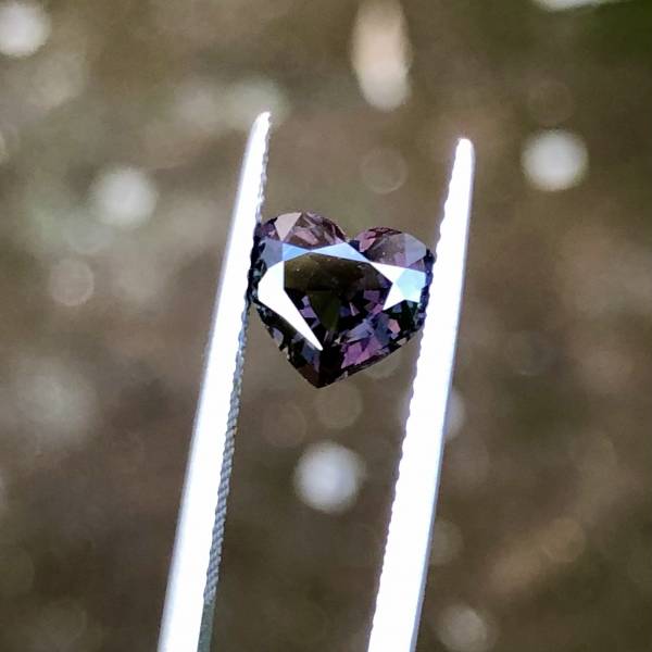 1.67克拉無燒無處理緬甸濃紫色尖晶石愛心 山姆大叔寶石屋,尖晶石,寶石,珠寶,Sam'sGemStudio,Spinel,Gemstone,Gem,Jewelry