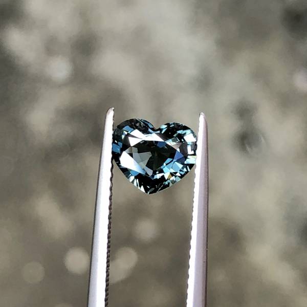 1.41克拉無燒無處理緬甸水鴨綠色尖晶石愛心 山姆大叔寶石屋,尖晶石,寶石,珠寶,Sam'sGemStudio,Spinel,Gemstone,Gem,Jewelry