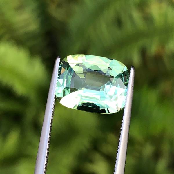 4.07克拉無燒無處理烏干達Lagoon Green 瀉湖藍綠色碧璽 山姆大叔寶石屋,碧璽,電氣石,寶石,珠寶,Sam'sGemStudio,Tourmaline,Gemstone,Gem,Jewelry