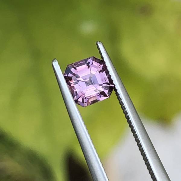 5.5mm Asscher cut無燒無處理緬甸粉紫色尖晶石 山姆大叔寶石屋,尖晶石,寶石,珠寶,Sam'sGemStudio,Spinel,Gemstone,Gem,Jewelry