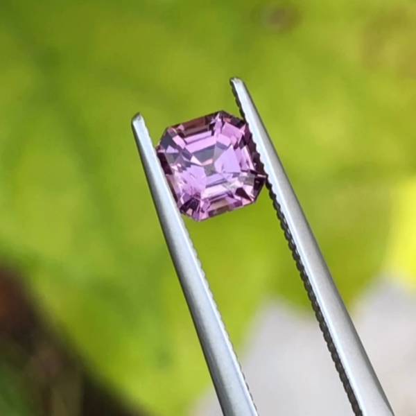 5.5mm Asscher cut無燒無處理緬甸粉紫色尖晶石 山姆大叔寶石屋,尖晶石,寶石,珠寶,Sam'sGemStudio,Spinel,Gemstone,Gem,Jewelry