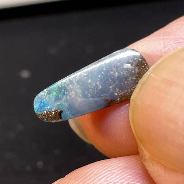1.96克拉無處理澳洲礫背蛋白石 山姆大叔寶石屋,蛋白石,礫背蛋白石,黑蛋白石,寶石,珠寶,Sam'sGemStudio,Opal,Boulder Opal,Black Opal,Gemstone,Gem,Jewelry