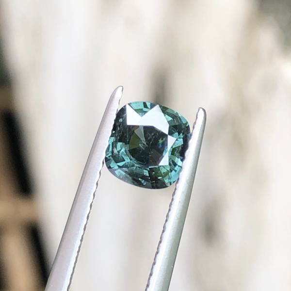 1.09克拉無燒無處理緬甸水鴨綠色尖晶石 山姆大叔寶石屋,尖晶石,寶石,珠寶,Sam'sGemStudio,Spinel,Gemstone,Gem,Jewelry
