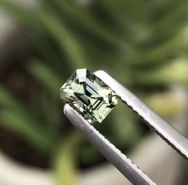 0.92克拉無燒無處理斯里蘭卡綠色藍寶石 山姆大叔寶石屋,藍寶石,寶石,珠寶,Sam'sGemStudio,Sapphire,Gemstone,Gem,Jewelry