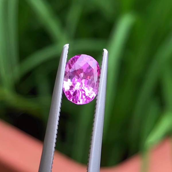 1.13克拉無燒無處理斯里蘭卡艷粉色藍寶石 山姆大叔寶石屋,藍寶石,寶石,珠寶,Sam'sGemStudio,Sapphire,Gemstone,Gem,Jewelry