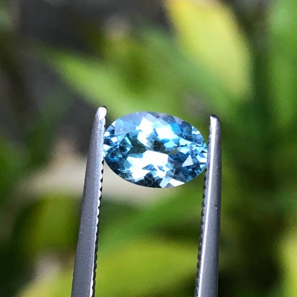 0.80克拉天然Vivid blue艷藍色海水藍寶 山姆大叔寶石屋,海水藍寶,寶石,珠寶,Sam'sGemStudio,Aquamarinl,Gemstone,Gem,Jewelry