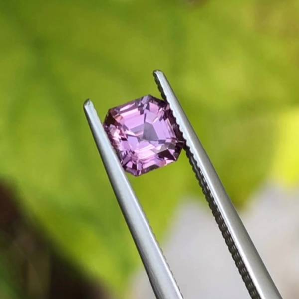 5.5mm Asscher cut無燒無處理緬甸粉紫色尖晶石 山姆大叔寶石屋,尖晶石,寶石,珠寶,Sam'sGemStudio,Spinel,Gemstone,Gem,Jewelry