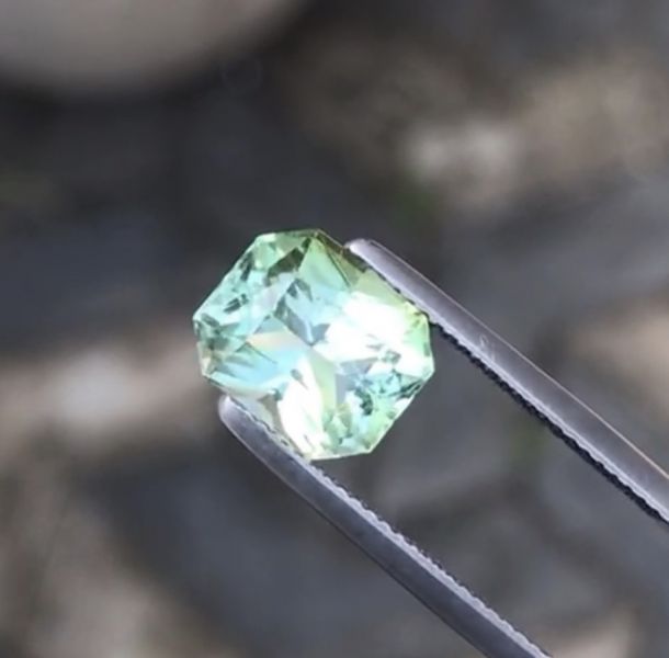 4.02克拉無燒無處理剛果藍綠色碧璽 山姆大叔寶石屋,碧璽,電氣石,寶石,珠寶,Sam'sGemStudio,Tourmaline,Gemstone,Gem,Jewelry