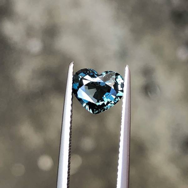 1.41克拉無燒無處理緬甸水鴨綠色尖晶石愛心 山姆大叔寶石屋,尖晶石,寶石,珠寶,Sam'sGemStudio,Spinel,Gemstone,Gem,Jewelry