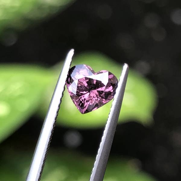 1.19克拉無燒無處理緬甸紫羅蘭色尖晶石愛心 山姆大叔寶石屋,尖晶石,寶石,珠寶,Sam'sGemStudio,Spinel,Gemstone,Gem,Jewelry