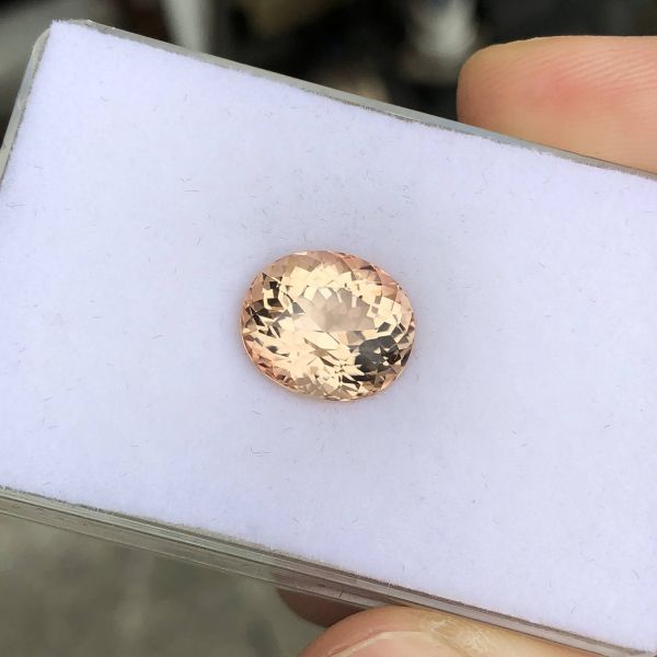 7.64克拉無燒無處理剛果橘粉色碧璽 山姆大叔寶石屋,碧璽,電氣石,寶石,珠寶,Sam'sGemStudio,Tourmaline,Gemstone,Gem,Jewelry