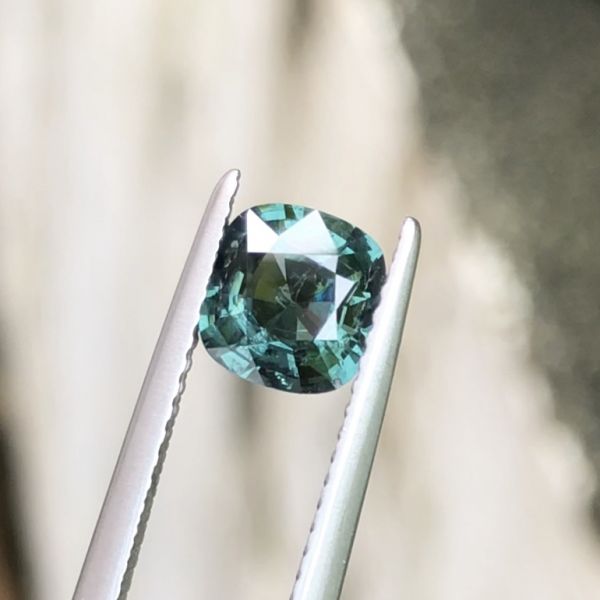 1.09克拉無燒無處理緬甸水鴨綠色尖晶石 山姆大叔寶石屋,尖晶石,寶石,珠寶,Sam'sGemStudio,Spinel,Gemstone,Gem,Jewelry