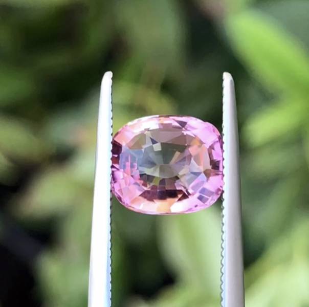 2.34克拉無燒無處理非洲剛果蓮花色碧璽 山姆大叔寶石屋,碧璽,電氣石,寶石,珠寶,Sam'sGemStudio,Tourmaline,Gemstone,Gem,Jewelry