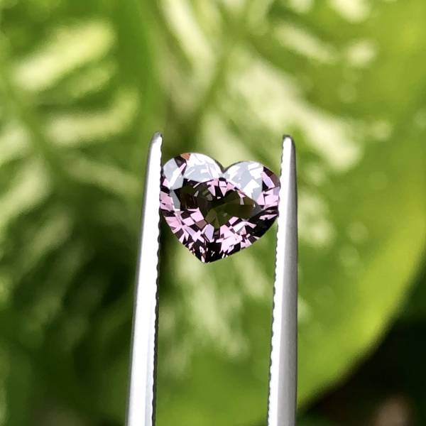 1.35克拉無燒無處理緬甸紫羅蘭色尖晶石愛心 山姆大叔寶石屋,尖晶石,寶石,珠寶,Sam'sGemStudio,Spinel,Gemstone,Gem,Jewelry