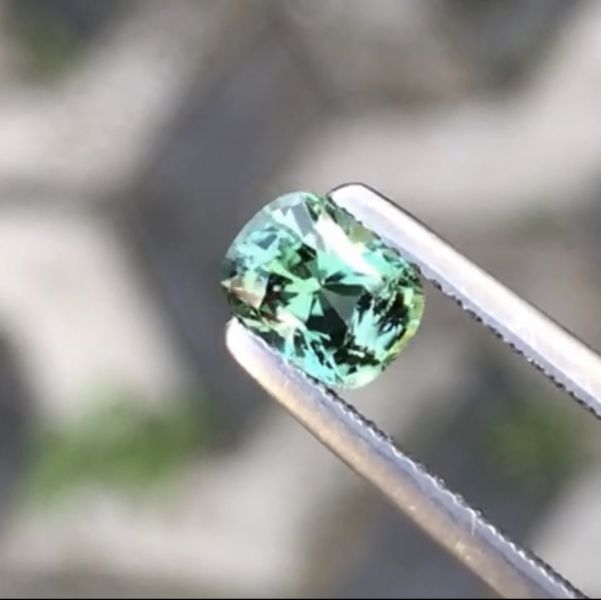 1.06克拉無燒無處理剛果濃藍綠色碧璽 山姆大叔寶石屋,碧璽,電氣石,寶石,珠寶,Sam'sGemStudio,Tourmaline,Gemstone,Gem,Jewelry