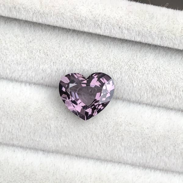 1.35克拉無燒無處理緬甸紫羅蘭色尖晶石愛心 山姆大叔寶石屋,尖晶石,寶石,珠寶,Sam'sGemStudio,Spinel,Gemstone,Gem,Jewelry