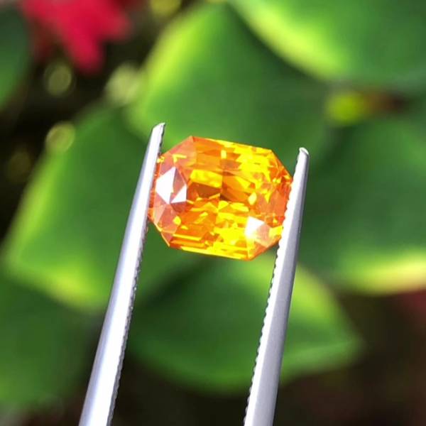 【詢價】3.33克拉斯里蘭卡橘黃色藍寶石（H） 山姆大叔寶石屋,藍寶石,寶石,珠寶,Sam'sGemStudio,Sapphire,Gemstone,Gem,Jewelry
