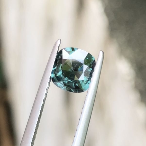 1.09克拉無燒無處理緬甸水鴨綠色尖晶石 山姆大叔寶石屋,尖晶石,寶石,珠寶,Sam'sGemStudio,Spinel,Gemstone,Gem,Jewelry
