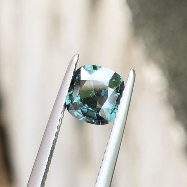 1.09克拉無燒無處理緬甸水鴨綠色尖晶石 山姆大叔寶石屋,尖晶石,寶石,珠寶,Sam'sGemStudio,Spinel,Gemstone,Gem,Jewelry