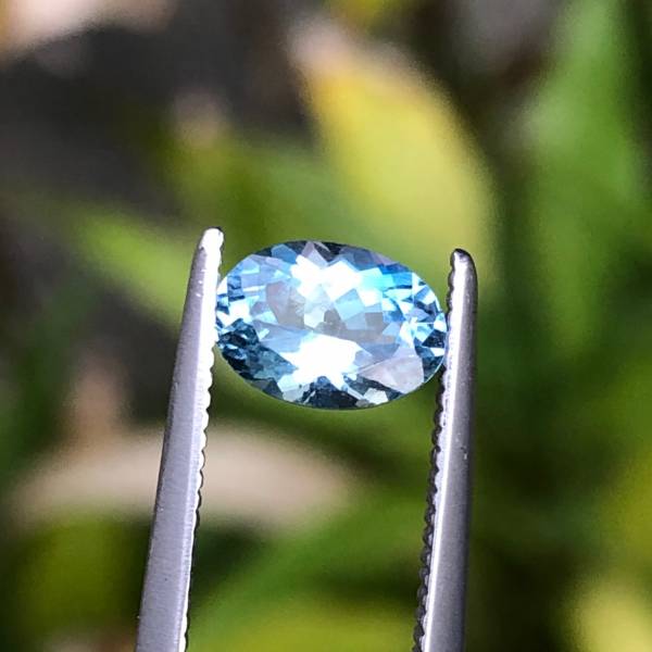 0.80克拉天然Vivid blue艷藍色海水藍寶 山姆大叔寶石屋,海水藍寶,寶石,珠寶,Sam'sGemStudio,Aquamarinl,Gemstone,Gem,Jewelry