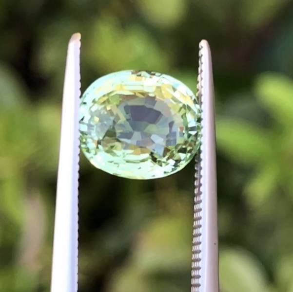 3.31克拉無燒無處理非洲剛果蘋果綠色碧璽 山姆大叔寶石屋,碧璽,電氣石,寶石,珠寶,Sam'sGemStudio,Tourmaline,Gemstone,Gem,Jewelry