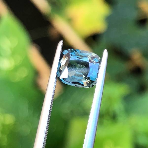 1.58克拉無燒無處理緬甸水鴨藍色尖晶石 山姆大叔寶石屋,尖晶石,寶石,珠寶,Sam'sGemStudio,Spinel,Gemstone,Gem,Jewelry