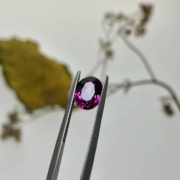 2.19克拉無燒無處理莫三比克紫色玫瑰榴石 山姆大叔寶石屋,石榴石,玫瑰榴石,寶石,珠寶, Sam'sGemStudio,Garnet,Rhodolite,Gemstone,Gem,Jewelry