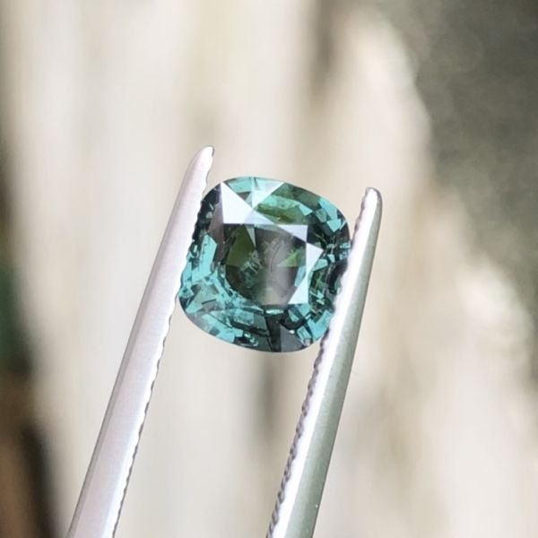 1.09克拉無燒無處理緬甸水鴨綠色尖晶石 山姆大叔寶石屋,尖晶石,寶石,珠寶,Sam'sGemStudio,Spinel,Gemstone,Gem,Jewelry