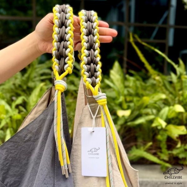 日本 CHILLVIBE 編織繩尼龍單肩包 