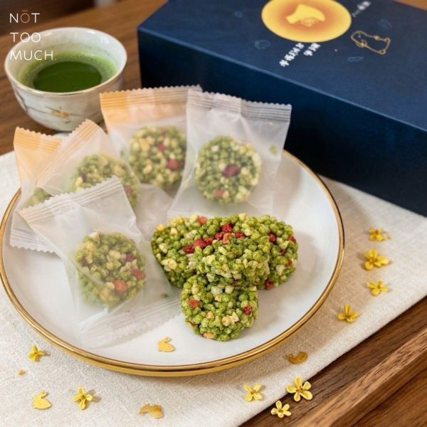 NOT TOO MUCH 草莓抹茶拿鐵米菓 