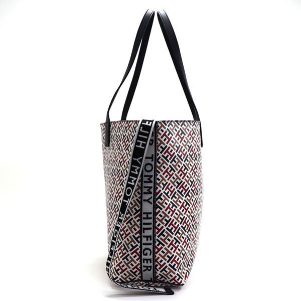 Tommy Hilfiger 雙色圖騰大托特包 