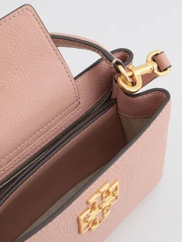 Tory Burch Britten 復古黛妃手提包 (稀缺粉) 