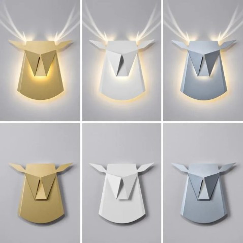 Pop Up Lighting 鹿頭燈 