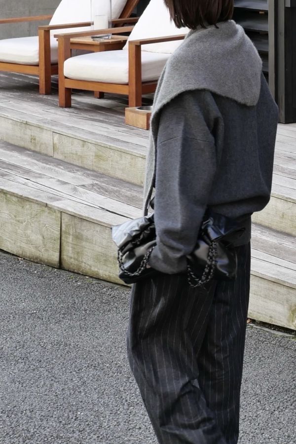 日本 CHILLVIBE 混羊毛三角巾 