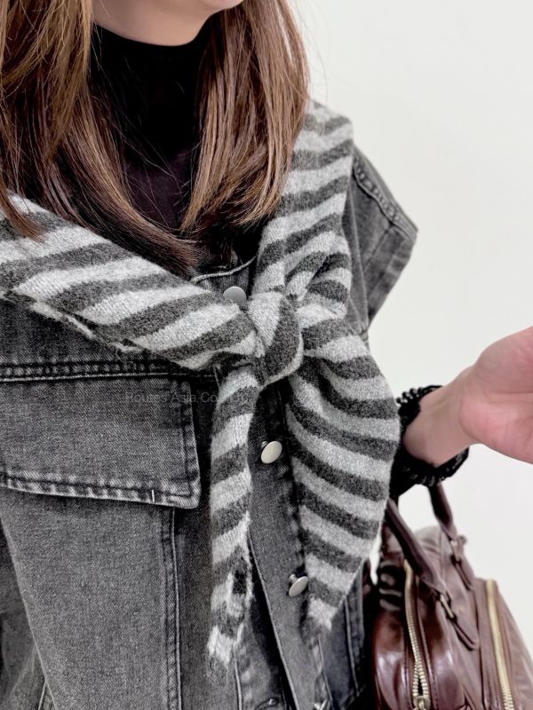 日本 CHILLVIBE 混羊毛三角巾 