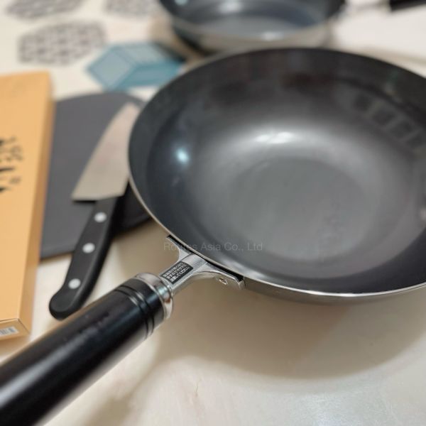 日本 燕三條平底鐵鍋 