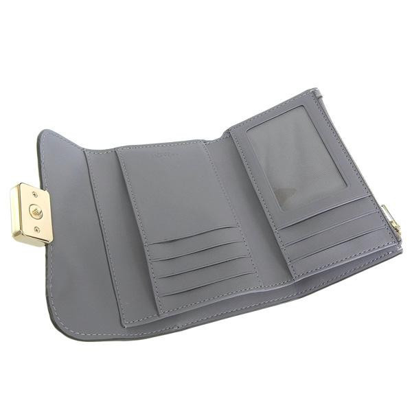 Coach 全皮馬車方牌T釦翻合三摺中夾 