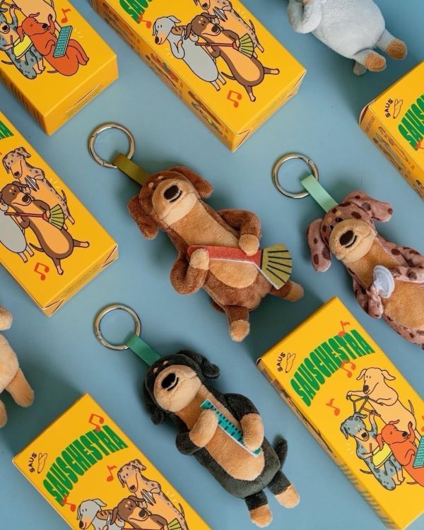 peishopp【單盒】泰國benkoff cafe 臘腸狗盲盒 