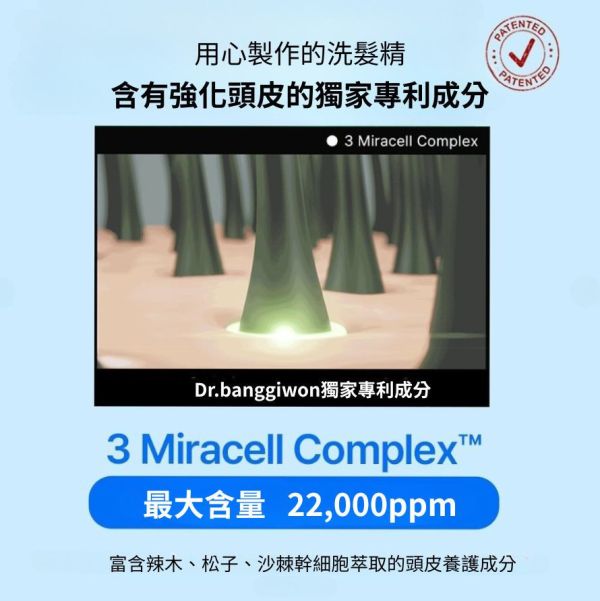 韓國 Dr.banggiwon 咖啡因洗髮露 480ml 