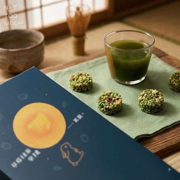 NOT TOO MUCH 草莓抹茶拿鐵米菓 