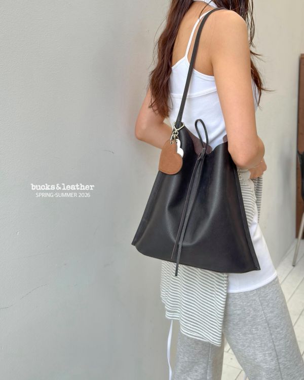 韓國 Bucks & Leather 打結單肩包 