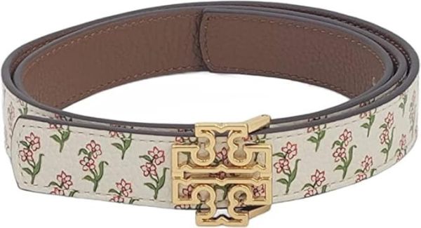 Tory Burch 小花時尚皮帶 