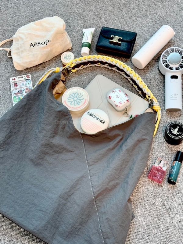 日本 CHILLVIBE 編織繩尼龍單肩包 